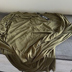 Olive Green Women's Top